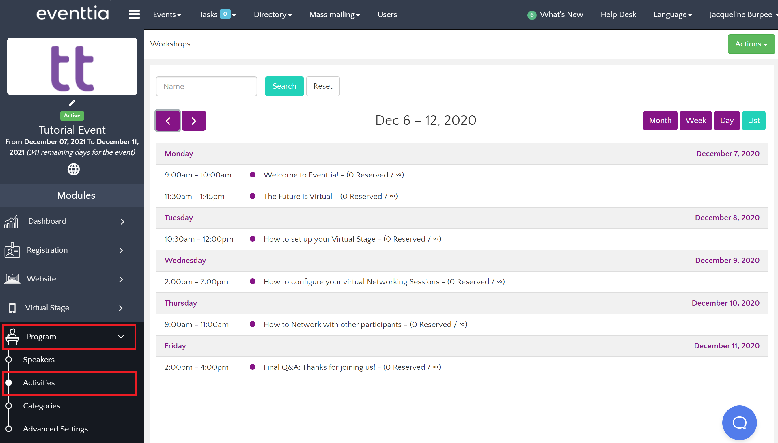 How to set up registration for your activities?